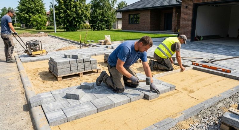 Concrete Pavers Installation in Boston, MA